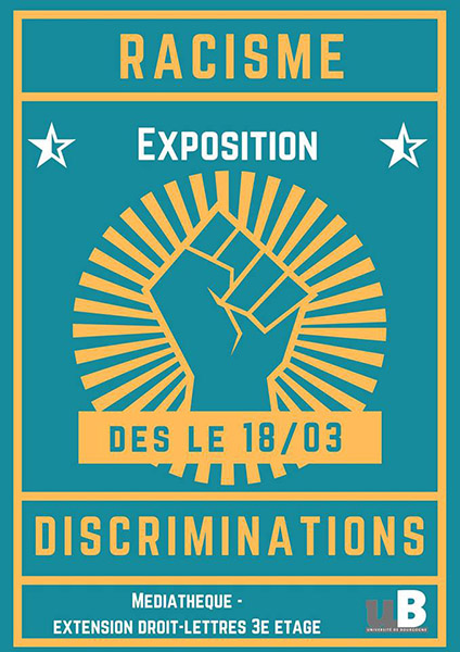 AFF actu2019 exposition racisme discriminations mediateque ufr langues comunication 2019 03 21