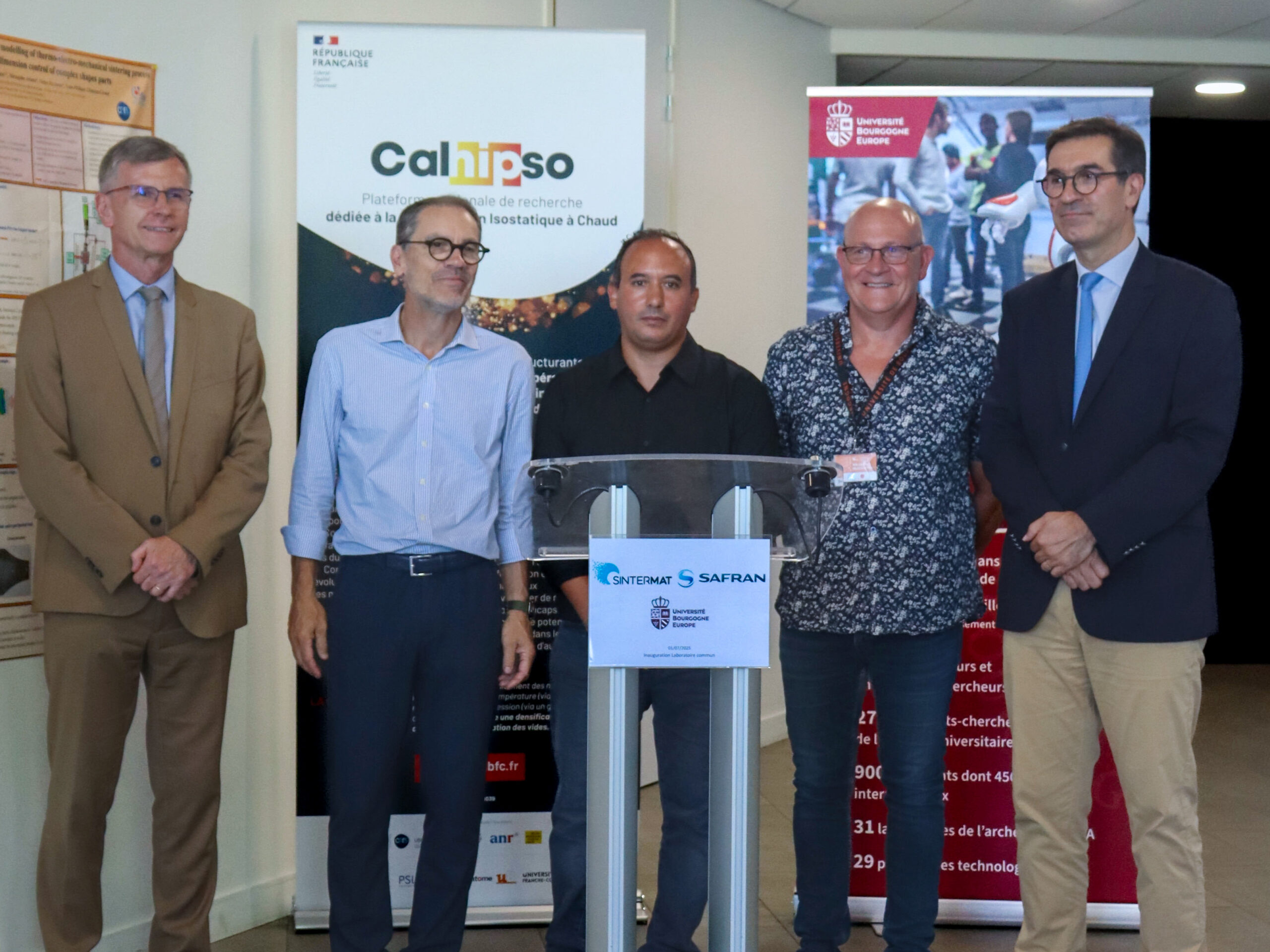 Presentation of SPARK, the joint research laboratory between UBE, SINTERMAT and Safran