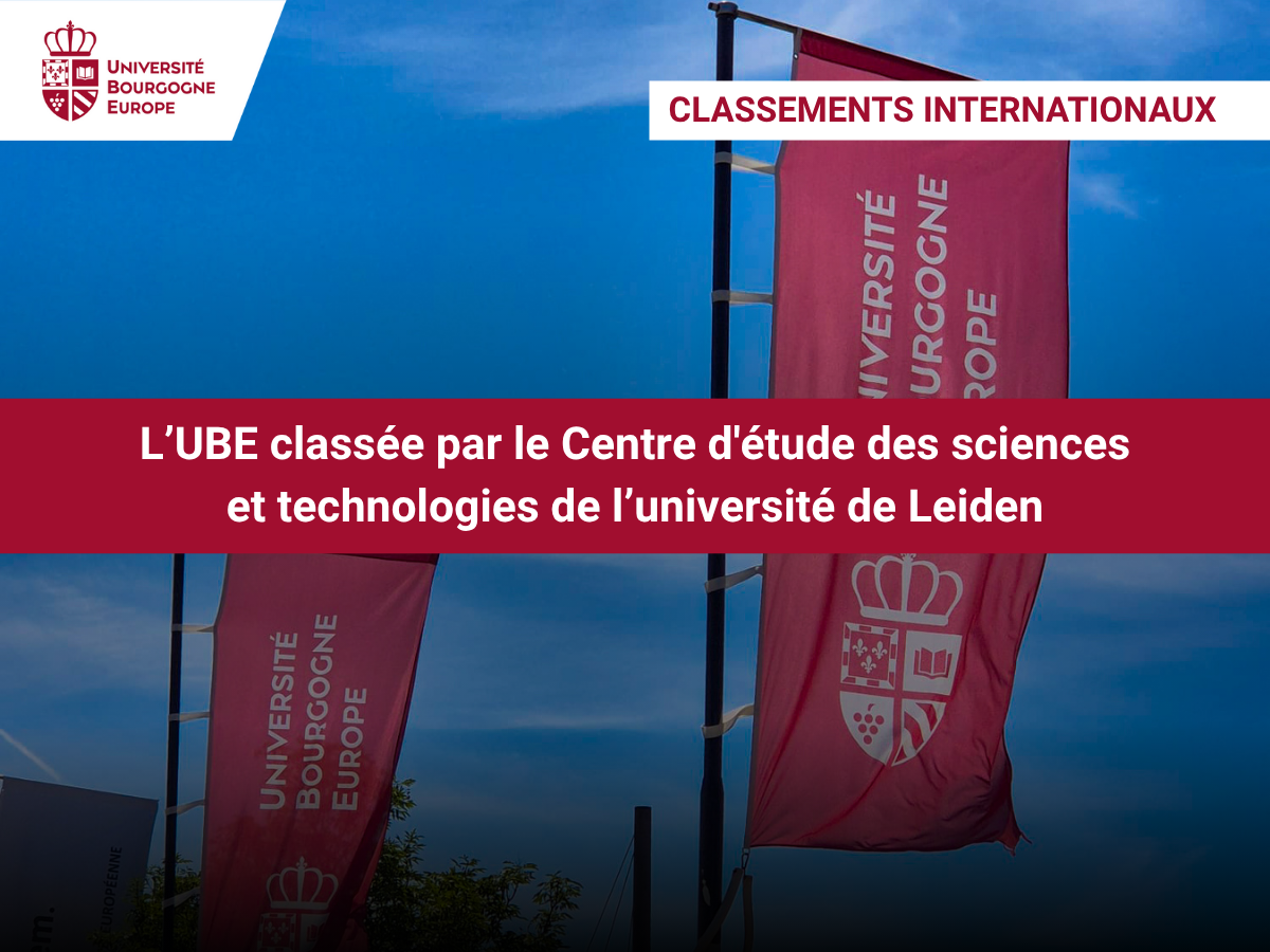 L’Université Bourgogne Europe classée par le Centre d’étude des sciences et technologies de l’université de Leiden