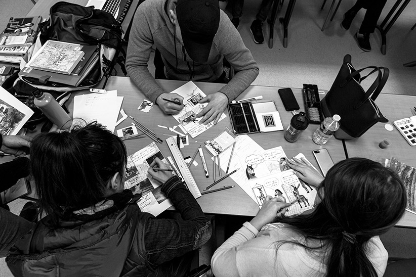 Récits d’étudiants réfugiés et de leurs étudiants compagnons français