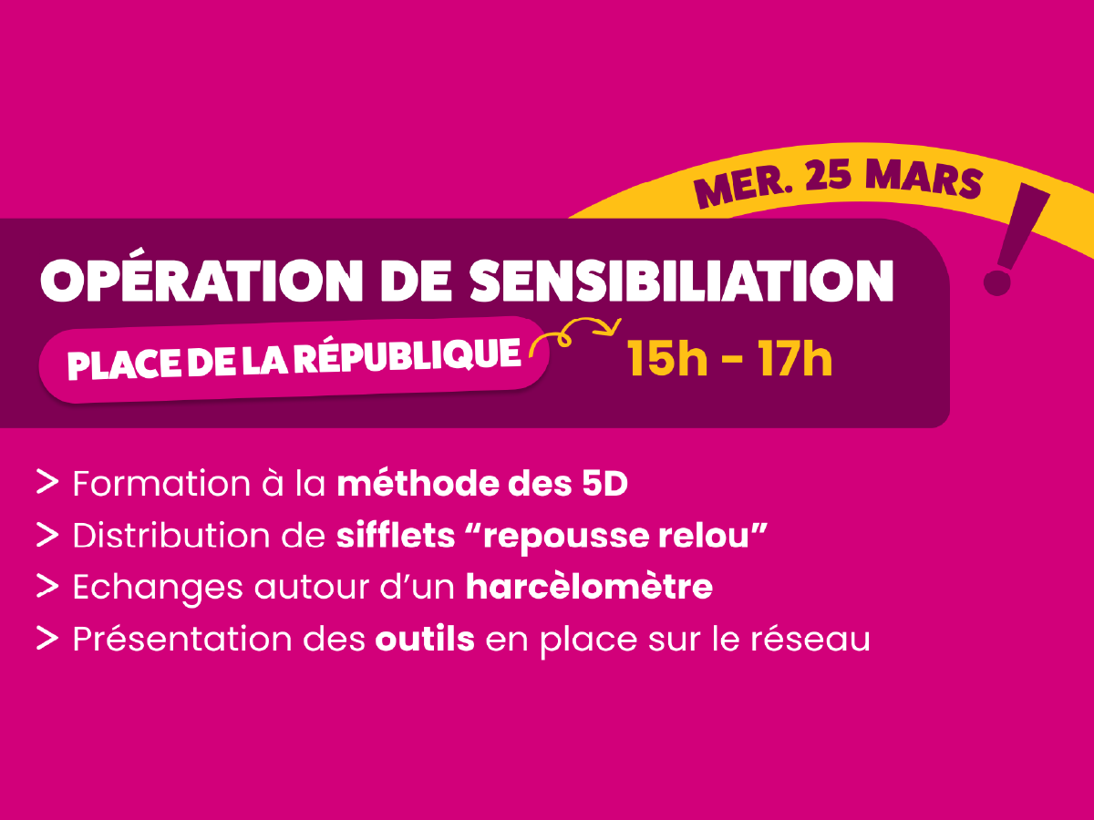 Atelier DIVIA le 25 mars : Stop au harcèlement dans les transports !