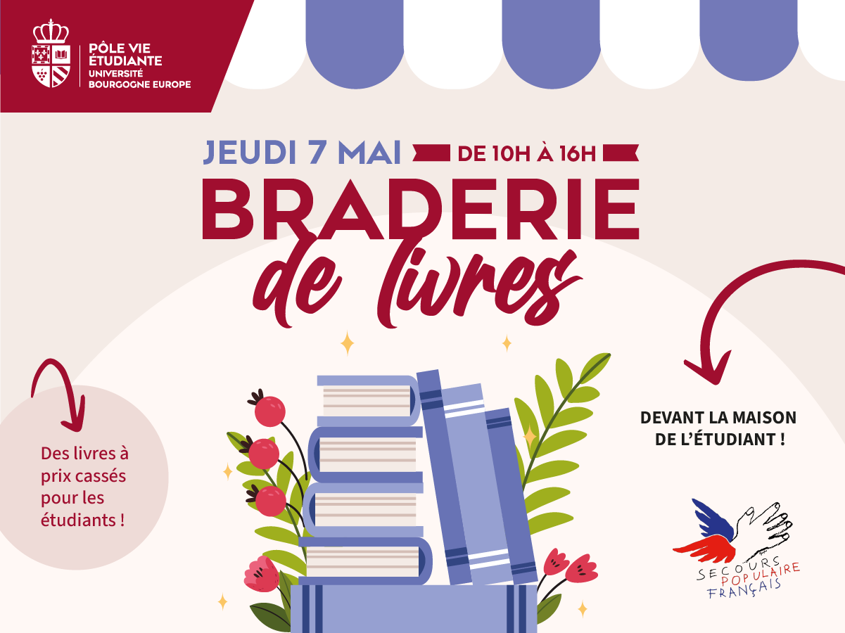Des livres à prix cassés avec la braderie du Secours Pop sur le campus !