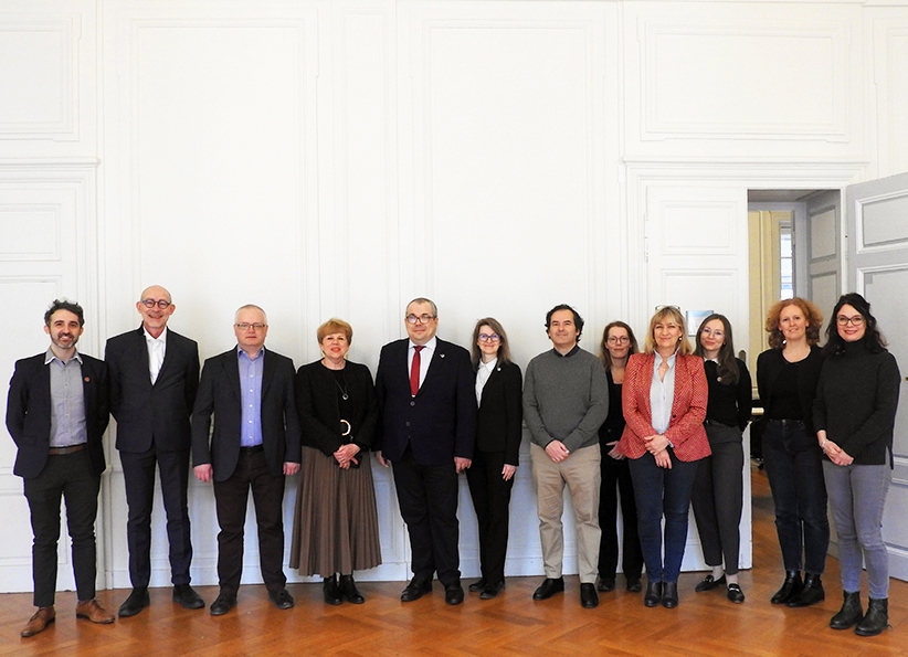 Une délégation ukrainienne de l’université nationale de Donetsk à l’UBE