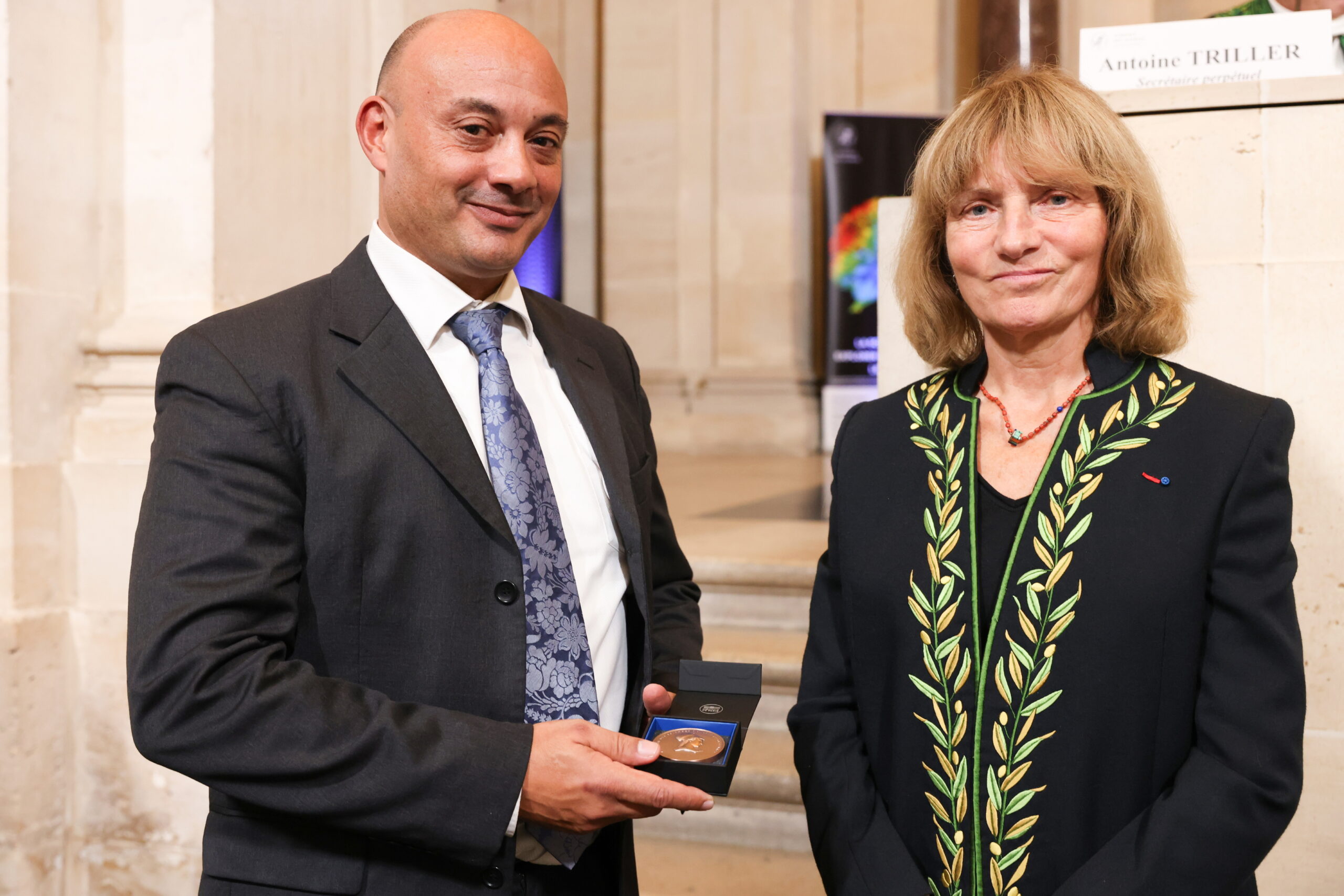 Jean-Cyrille Hierso, lauréat de la première séance de remise des prix de l’Académie des sciences